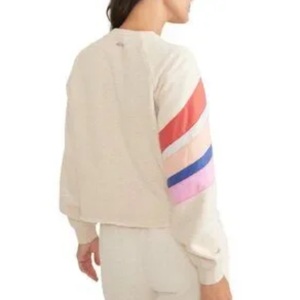 Marine Layer Archive Cozy Surfcore Beachgirl Crop Oh Hey Pullover Size:S - Picture 2 of 10